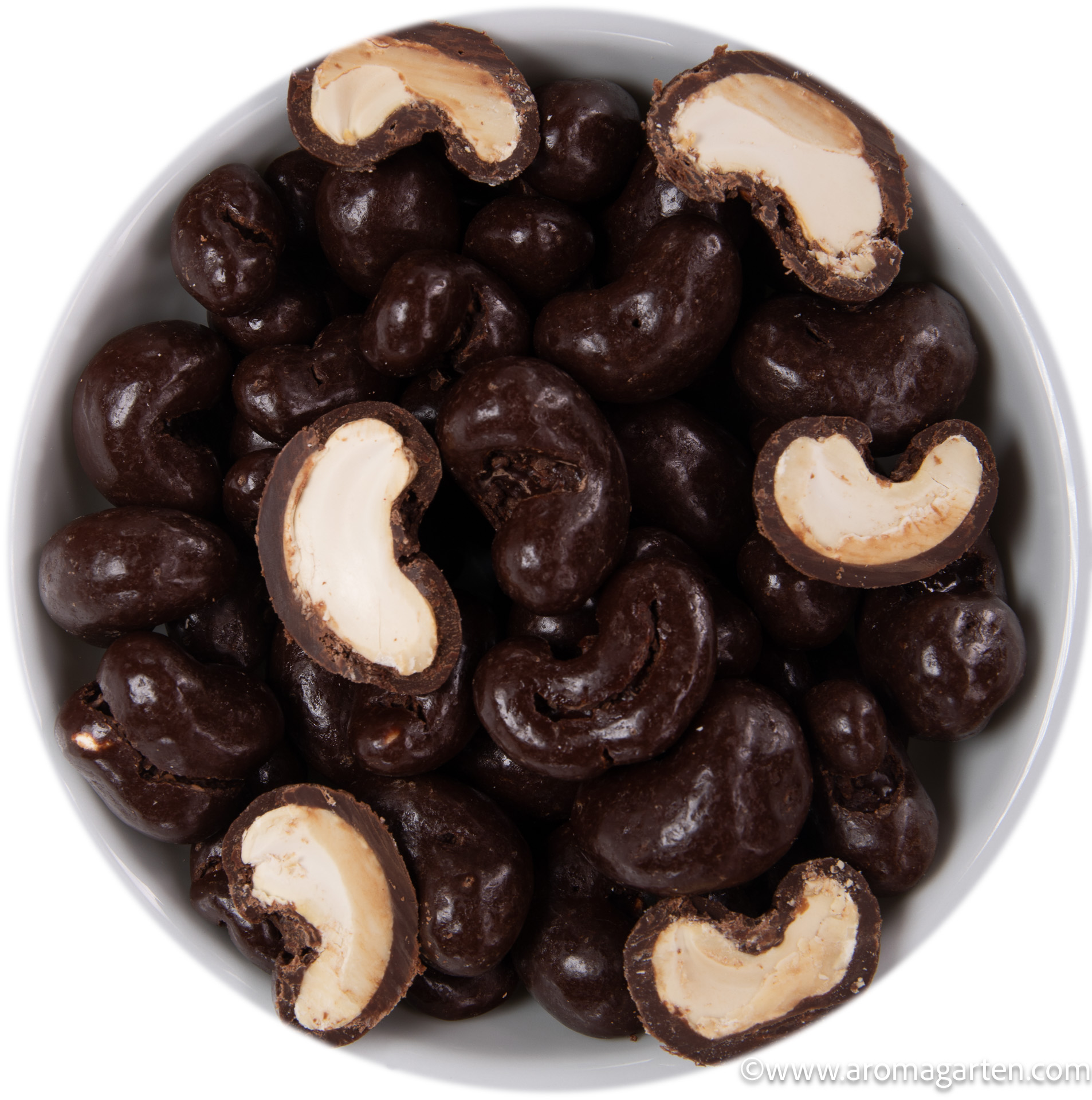 Cashewkerne in Zartbitterschokolade