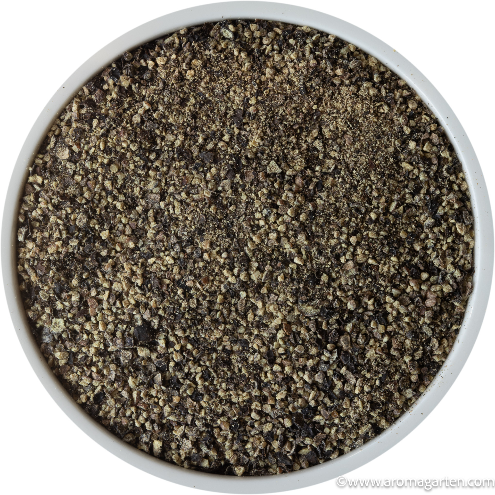 Pfeffer, schwarz, geschrotet aus Sri Lanka