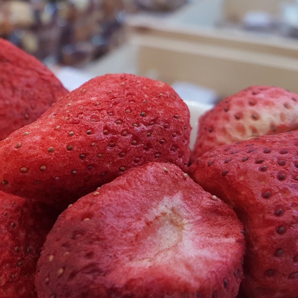 Erdbeeren, gefriergetrocknet